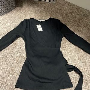 Express brand fashion wrap top.
